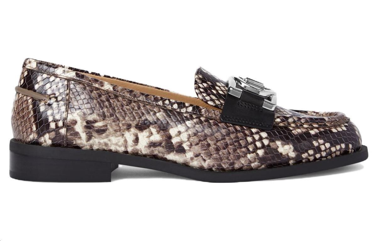 (W) MICHAEL KORS Round-Toe Slip-On Loafers 'Black' 圖 2