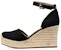 (Women) MICHAEL KORS Round Toe Buckle Wedge High Heel 'Beige Black' 40S9KNMS2D