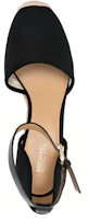 Lookbook (W) MICHAEL KORS Tacón Alto Cuña Punta Redonda Hebilla 'Beige Negro' 40S9KNMS2D