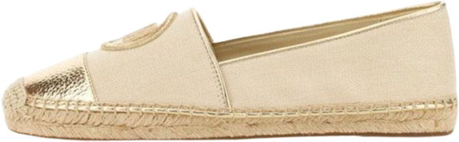 (Women) MICHAEL KORS Round Toe Slip-On 'Beige Fisherman' 40S3KNFP2D740 (Women) MICHAEL KORS Round Toe Slip-On 'Beige Fisherman' 40S3KNFP2D740