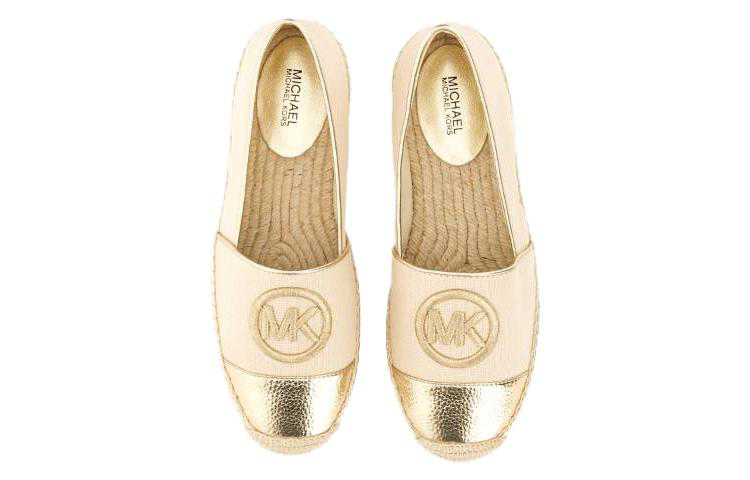 Shop (W) MICHAEL KORS Sepatu Slip-On Beige Fisherman Wanita 40S3KNFP2D740