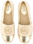 Shop (W) MICHAEL KORS Kasut Sarung Hujung Bulat 'Beige Fisherman' 40S3KNFP2D740