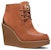 (W) MICHAEL KORS Rye Boot Tumit Suede Berenda Wanita 'Coklat' 40F3RYME6S0230