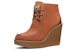 (W) MICHAEL KORS Rye Boot Tumit Suede Berenda Wanita 'Coklat' 40F3RYME6S0230