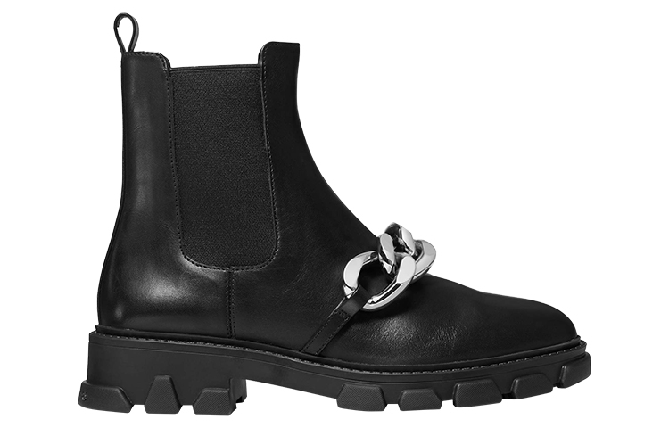 (W) MICHAEL KORS Scarlett 'Black Leather Booties' 圖 2