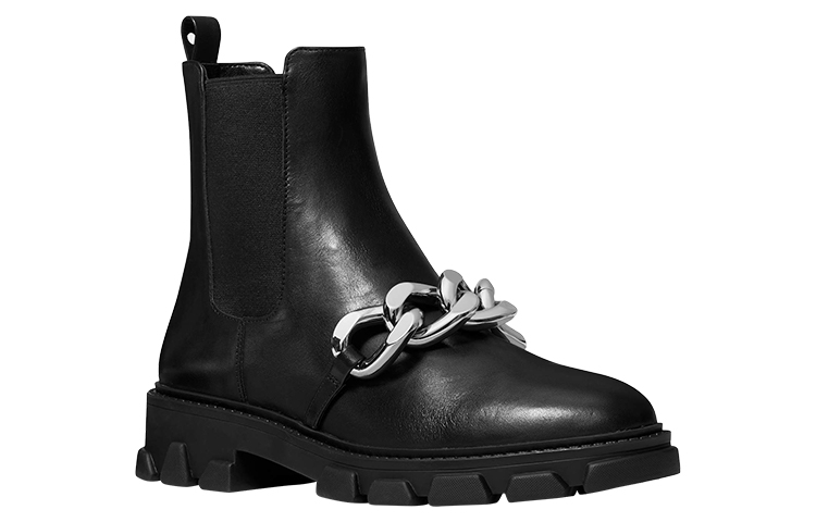 (W) MICHAEL KORS Scarlett 'Black Leather Booties' 圖 3