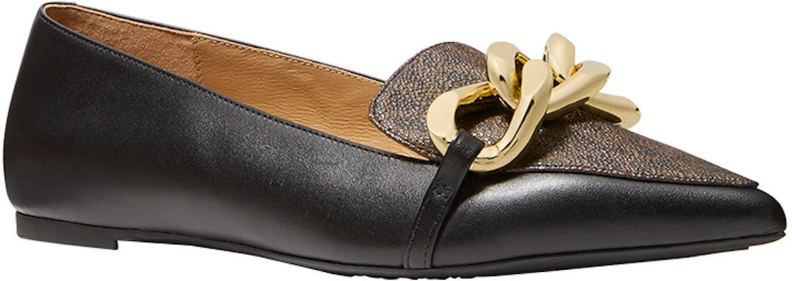 (W) MICHAEL KORS Scarlett Ballet Flat 'Hitam dan Cokelat' 40F1SCFP1L007 Lookbook (W) MICHAEL KORS Scarlett Ballet Flat 'Hitam dan Cokelat' 40F1SCFP1L007