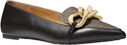 Lookbook (W) MICHAEL KORS Scarlett Ballet Flat 'Hitam dan Cokelat' 40F1SCFP1L007