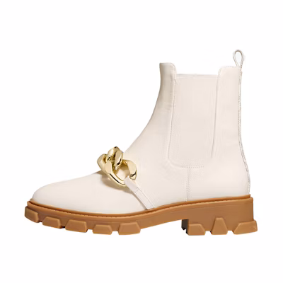 (W) MICHAEL KORS Scarlett Boot 'Cream Monogram'