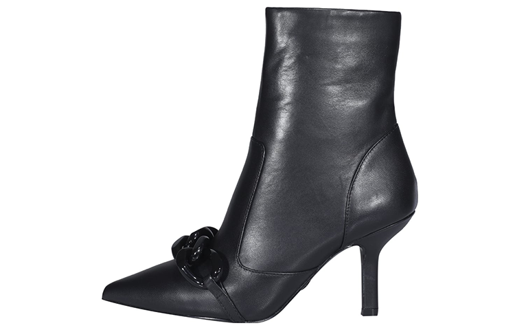 (W) MICHAEL KORS Scarlett Leather Boot 'Black'
