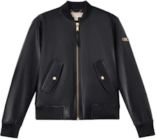 (Women) MICHAEL KORS Solid Color Zip-Up Jacket Black MF320BK5TR-001 (Women) MICHAEL KORS Solid Color Zip-Up Jacket Black MF320BK5TR-001