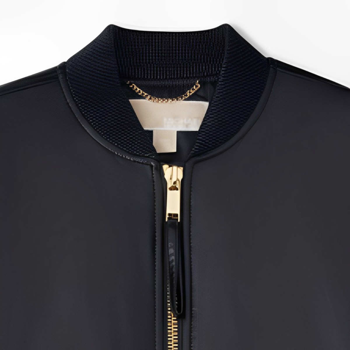 Details for (W) 迈克高仕纯色拉链夹克 黑色 MF320BK5TR-001