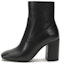 Buy (W) MICHAEL KORS Sepatu Boot Hak Tinggi Square Toe 'Kulit Hitam' 40F0MRHE5L