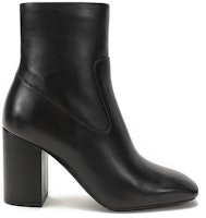 (W) 迈克·科尔斯方头高跟短靴“黑色皮革” 40F0MRHE5L Order (W) 迈克·科尔斯方头高跟短靴“黑色皮革” 40F0MRHE5L