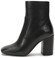 (Women) MICHAEL KORS Square Toe High-Heel Ankle Boot 'Black Leather' 40F0MRHE5L (Women) MICHAEL KORS Square Toe High-Heel Ankle Boot 'Black Leather' 40F0MRHE5L