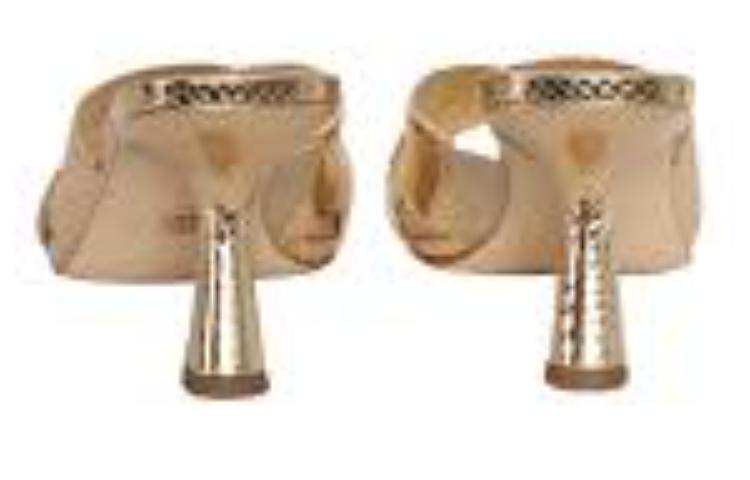 (W) MICHAEL KORS Square Toe High Heel Slide 'Gold' 圖 5