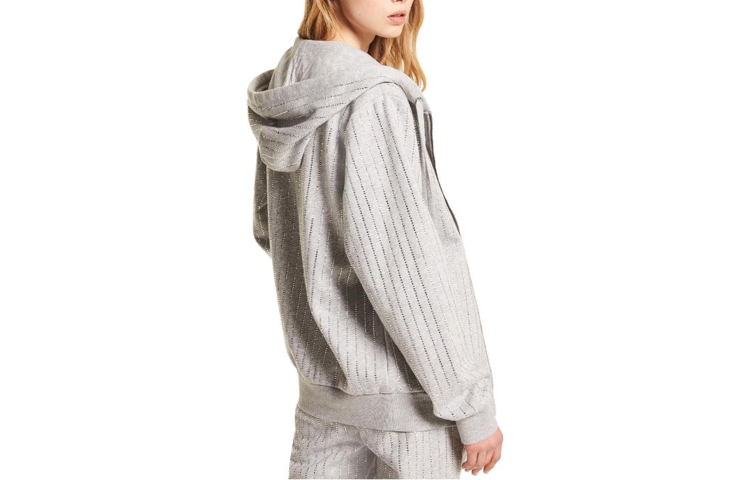 Lookbook (W) 迈克高仕 SS23 灰色水晶装饰休闲夹克. MF250XR23G-036