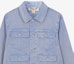 Details for (Women) MICHAEL KORS SS24 Light Blue Denim Jacket with Single Button Closure. MS41059E72-424