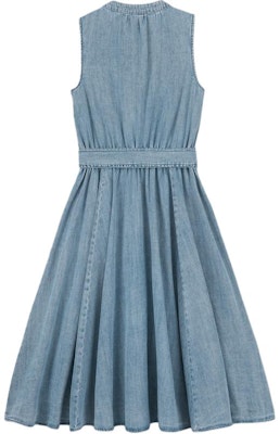 (W) マイケルコース SS24 ライトブルーデニム ノースリーブ ミディ Aラインドレス JS482CA1KQ-907 Lookbook (W) マイケルコース SS24 ライトブルーデニム ノースリーブ ミディ Aラインドレス JS482CA1KQ-907