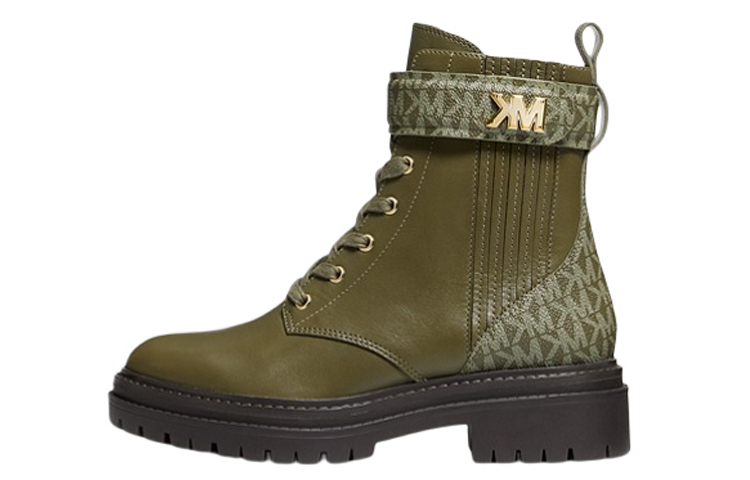 (W) MICHAEL KORS Stark Boot 'Olive Green Logo'