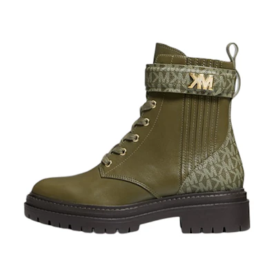 (W) MICHAEL KORS Stark Boot 'Olive Green Logo'
