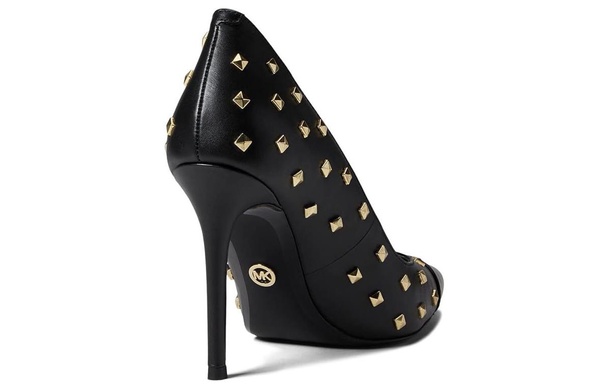 (W) MICHAEL KORS Studded Leather High Heel 'Black' 圖 3