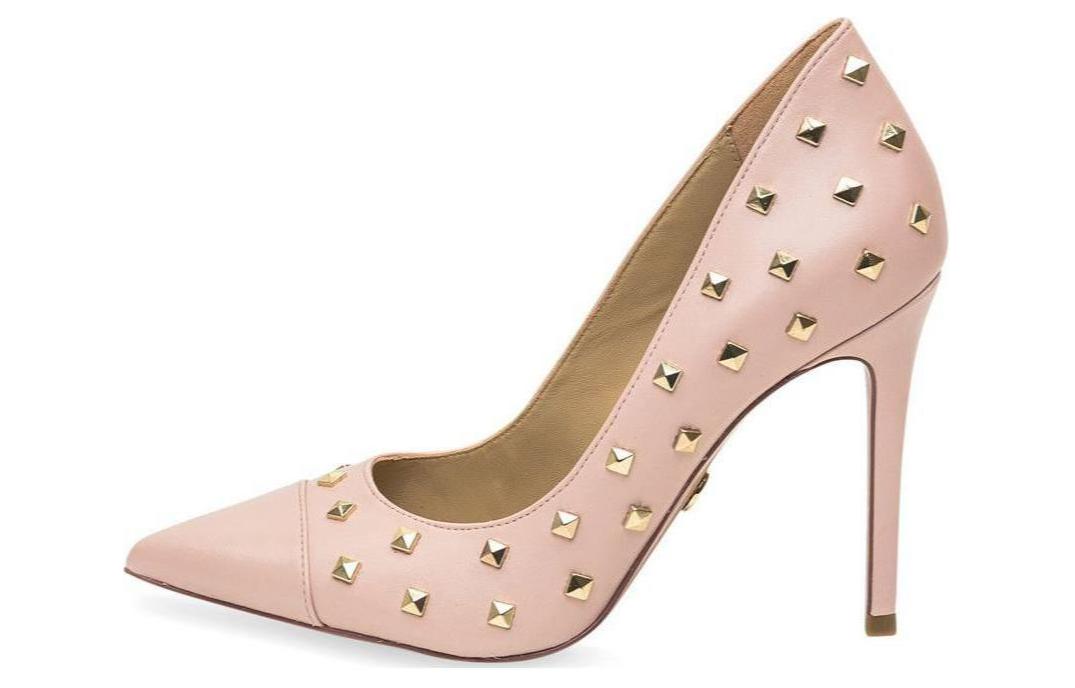 (W) MICHAEL KORS Studded Leather High Heels 'Pink'