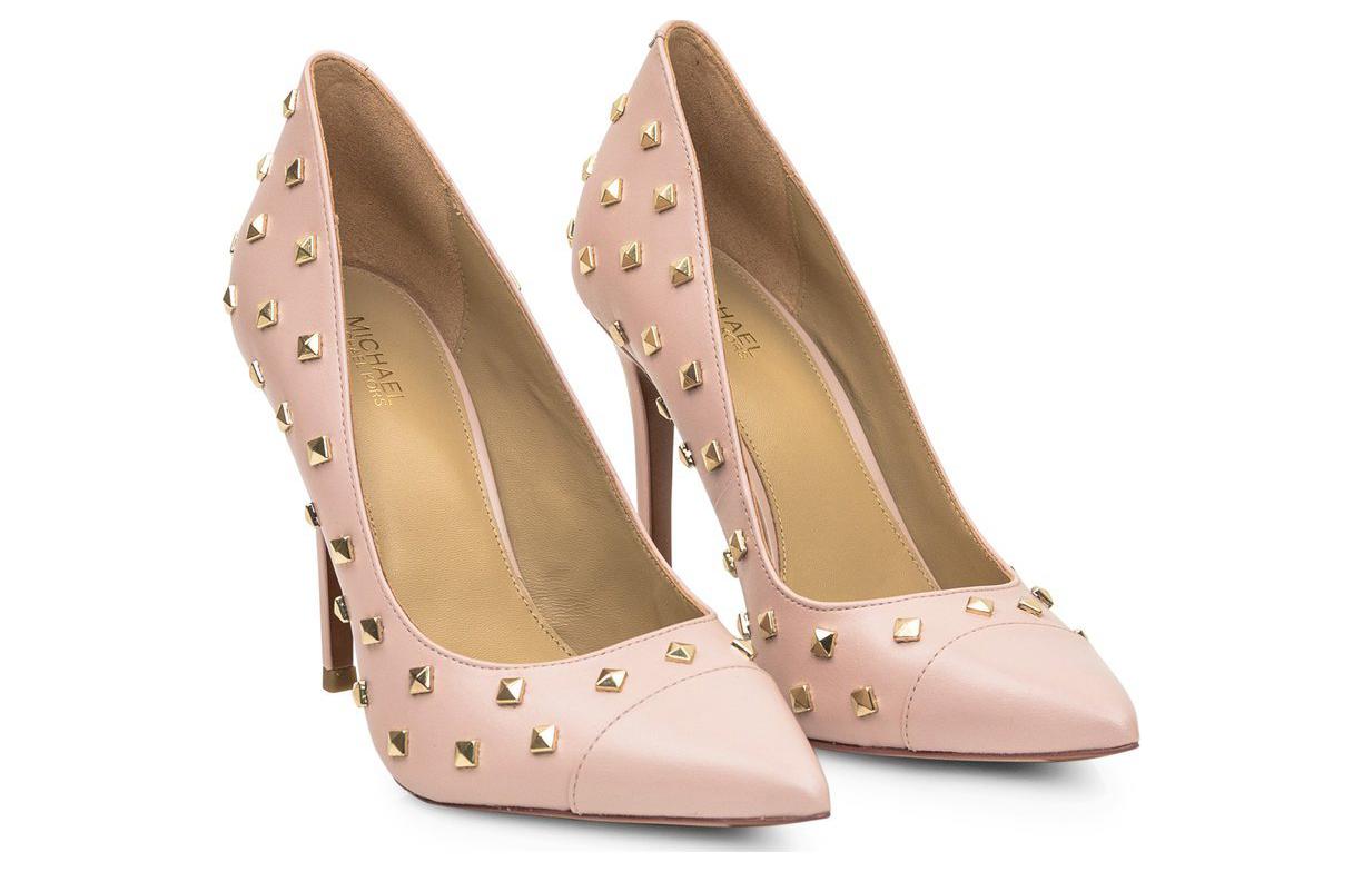 (W) MICHAEL KORS Studded Leather High Heels 'Pink' 圖 3