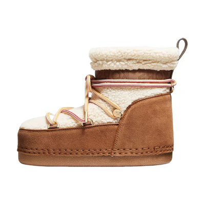 (W) MICHAEL KORS Suede Platform Ankle Boots 'Brown'