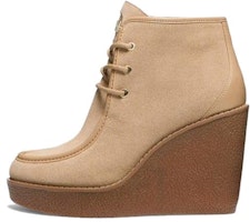 (Women) MICHAEL KORS Suede Round-Toe Lace-Up Ankle Boots 'Khaki' 40F3RYME5S0220 (Women) MICHAEL KORS Suede Round-Toe Lace-Up Ankle Boots 'Khaki' 40F3RYME5S0220