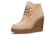 (W) MICHAEL KORS But Suede Bertali Pusing Kasut Buku Lali 'Khaki' 40F3RYME5S0220