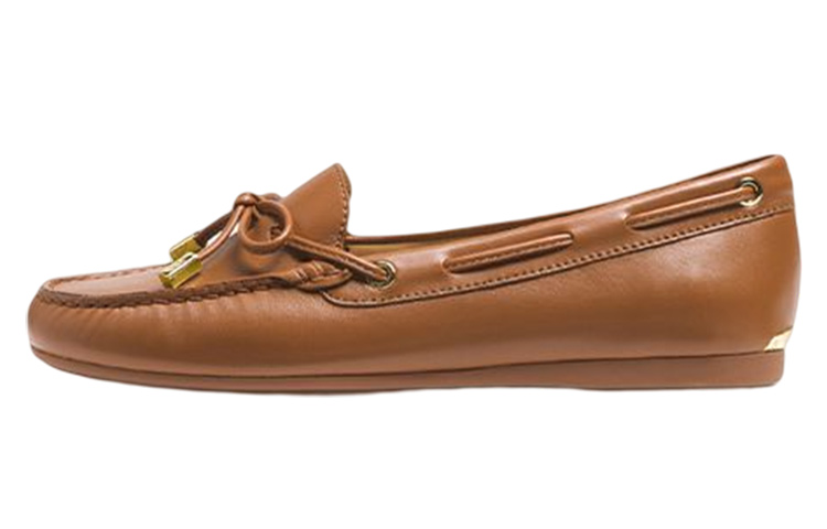 (W) MICHAEL KORS Sutton Flat 'Brown Leather'