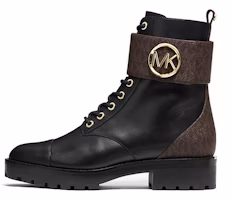 (Women) MICHAEL KORS Tatum 'Black Leather Fashion Boots' 40F0TAFB6L (Women) MICHAEL KORS Tatum 'Black Leather Fashion Boots' 40F0TAFB6L