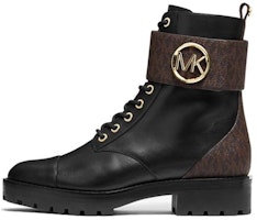 (Women) MICHAEL KORS Tatum 'Black Leather Fashion Boots' 40F0TAFB6L (Women) MICHAEL KORS Tatum 'Black Leather Fashion Boots' 40F0TAFB6L