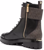 Shop (W) MICHAEL KORS Botas de Moda de Cuero Negro Tatum 40F0TAFB6L