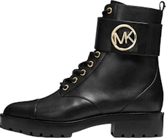 (Women) MICHAEL KORS Tatum Zip Leather Bootie 'Black' 40F0TAFB5L (Women) MICHAEL KORS Tatum Zip Leather Bootie 'Black' 40F0TAFB5L