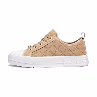 (W) MICHAEL KORS Velvet Leather Low Top 'CMFT Casual Brown'