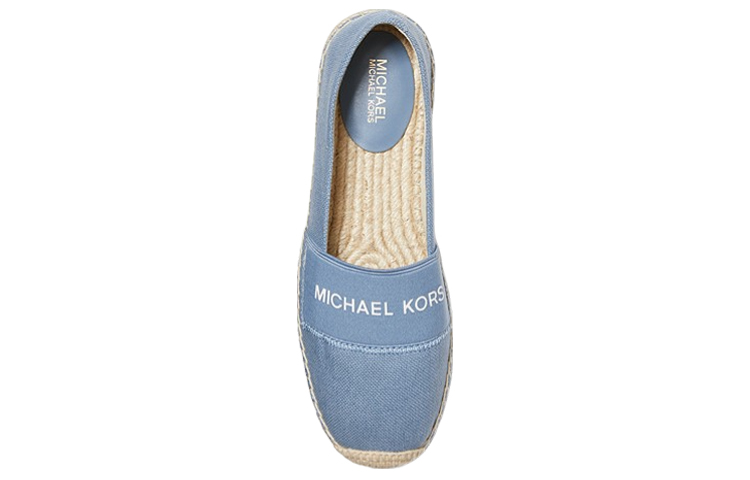 (W) MICHAEL KORS Vicky 'Blue Logo Canvas Espadrille' 圖 4