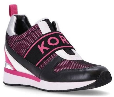 (W) MICHAEL KORS Wedge Sneaker 'Hitam Merah Jambu' 43R3MVFP2D606 Lookbook (W) MICHAEL KORS Wedge Sneaker 'Hitam Merah Jambu' 43R3MVFP2D606