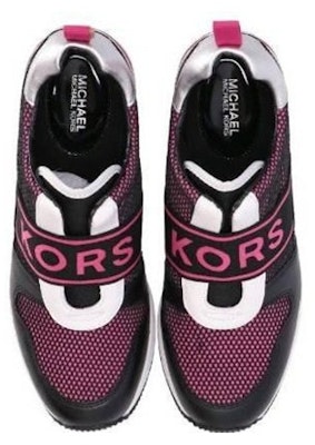 (W) MICHAEL KORS Wedge Sneaker 'Hitam Merah Jambu' 43R3MVFP2D606 Purchase (W) MICHAEL KORS Wedge Sneaker 'Hitam Merah Jambu' 43R3MVFP2D606