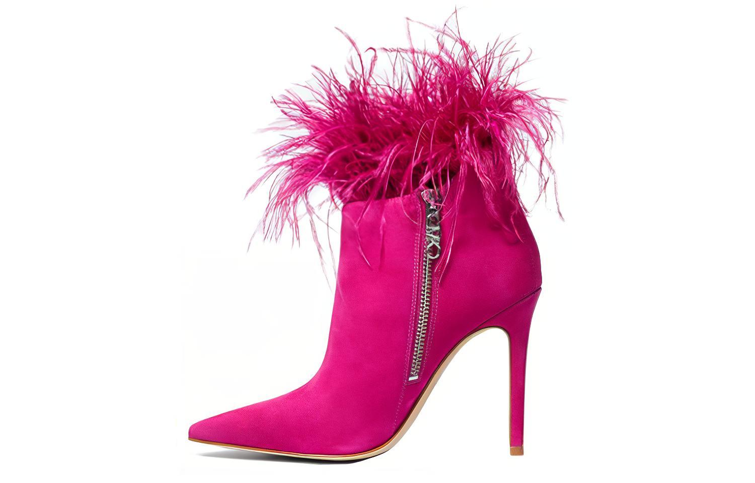 (W) MICHAEL KORS Whitney Bootie 'Pink Suede' 圖 4