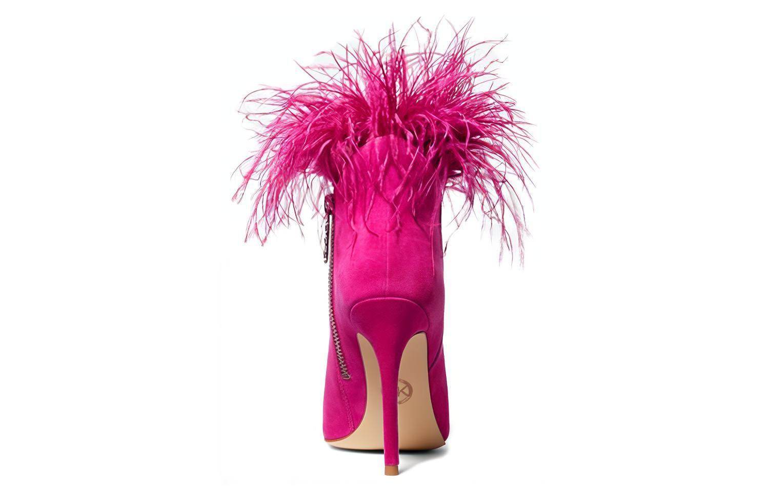 (W) MICHAEL KORS Whitney Bootie 'Pink Suede' 圖 5