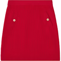 (Women) Michael Kors Women’s Solid A-Line Knit Casual Skirt with Button Detail. MS470ELCSN-609 (Women) Michael Kors Women’s Solid A-Line Knit Casual Skirt with Button Detail. MS470ELCSN-609