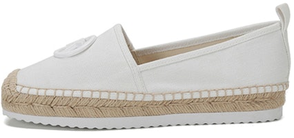 (Women) MICHAEL KORS Woven Flat 'Optic White' 40S1LNFP2D-OPTIC-WHITE (Women) MICHAEL KORS Woven Flat 'Optic White' 40S1LNFP2D-OPTIC-WHITE