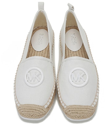 (Women) MICHAEL KORS Woven Flat 'Optic White' 40S1LNFP2D-OPTIC-WHITE Shop (Women) MICHAEL KORS Woven Flat 'Optic White' 40S1LNFP2D-OPTIC-WHITE
