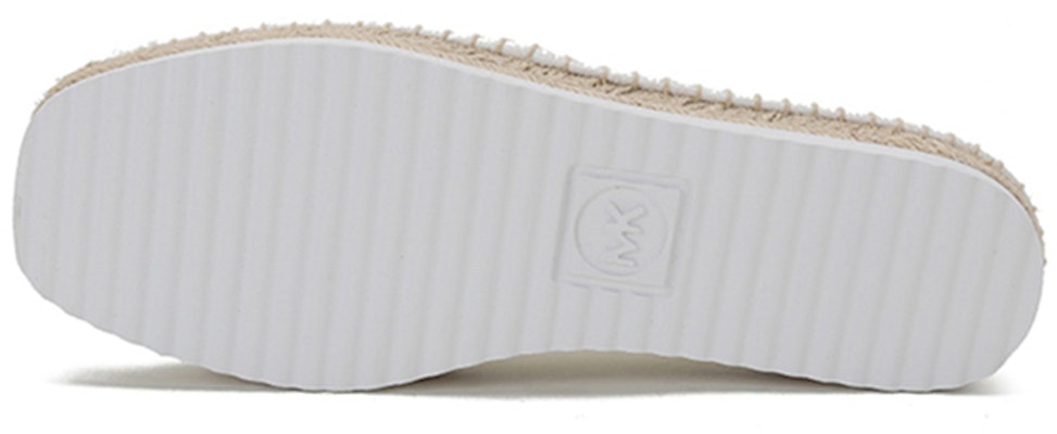 (W) MICHAEL KORS Woven Flat 'Optic White' Sepatu Wanita Putih 40S1LNFP2D-OPTIC-WHITE Details for (W) MICHAEL KORS Woven Flat 'Optic White' Sepatu Wanita Putih 40S1LNFP2D-OPTIC-WHITE