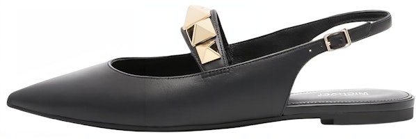 MICHAEL KORS Wren 時尚皮革鉚釘涼鞋 女款 黑色 Buy MICHAEL KORS Wren 時尚皮革鉚釘涼鞋 女款 黑色