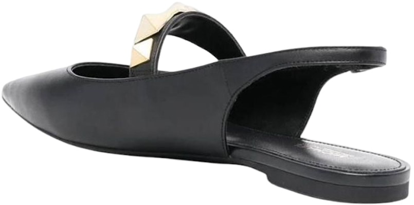 (Women) MICHAEL KORS Wren 'Black Studded Leather Sandal' 40S2WFRG1L001 Order (Women) MICHAEL KORS Wren 'Black Studded Leather Sandal' 40S2WFRG1L001