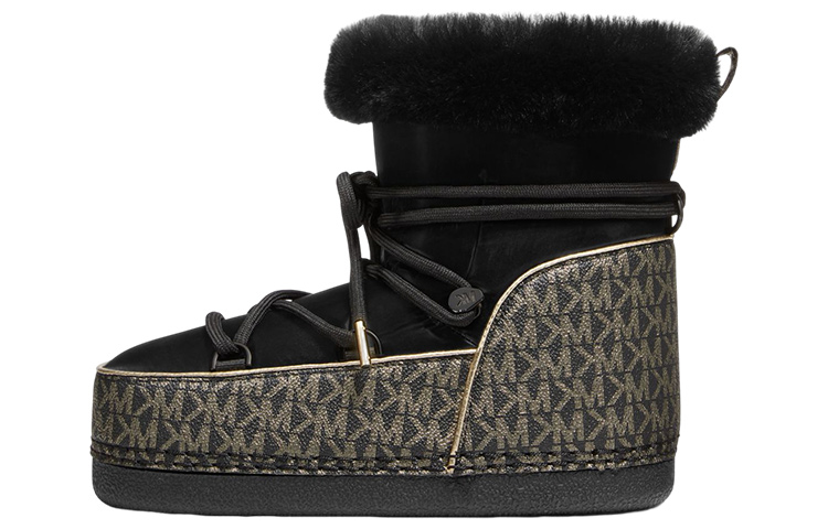 (W) MICHAEL KORS Zelda Boots 'Fashion Thick Sole Black'