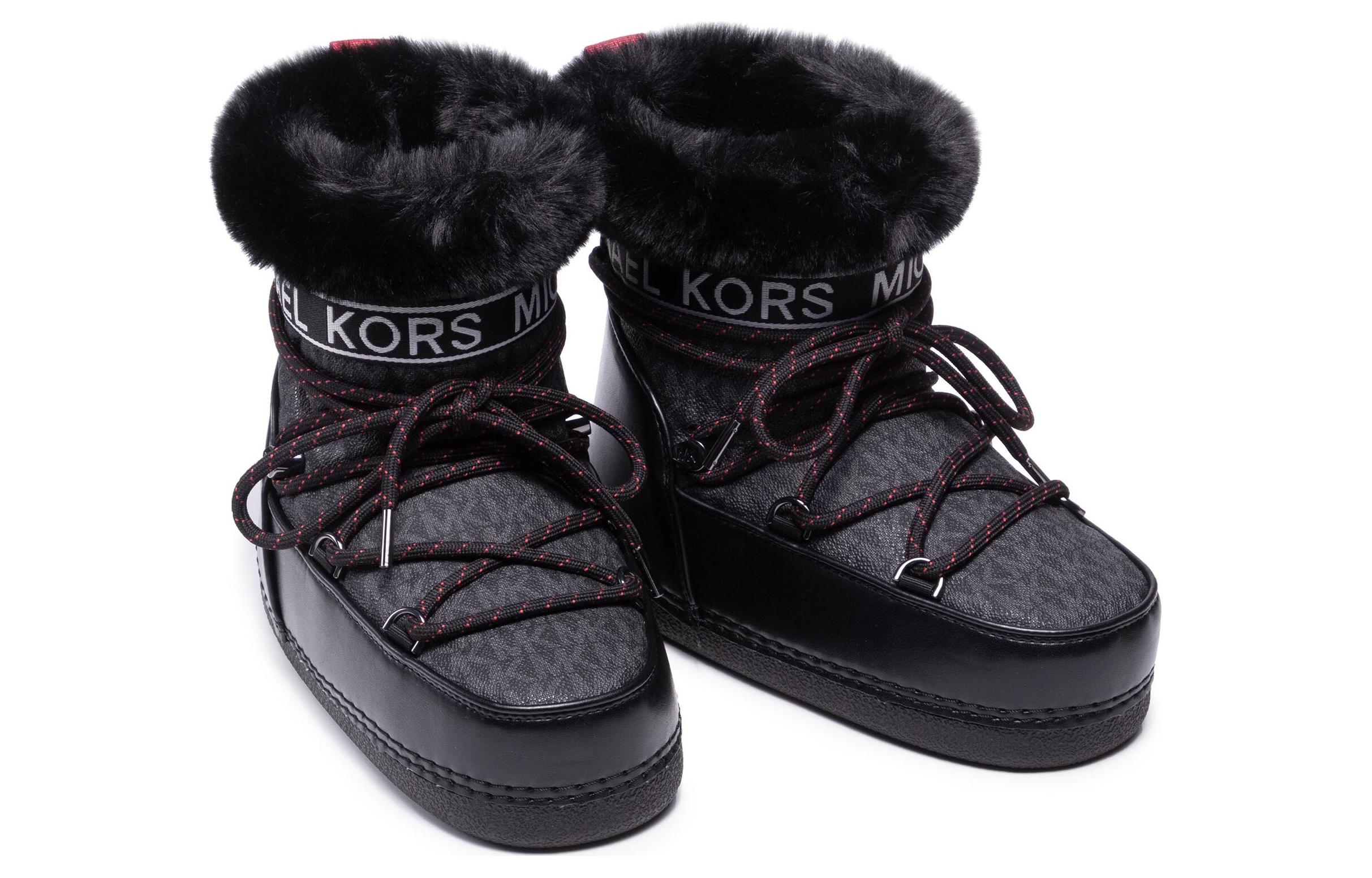 (W) MICHAEL KORS Zelda Boots 'Fashion Thick Sole Black' 圖 4